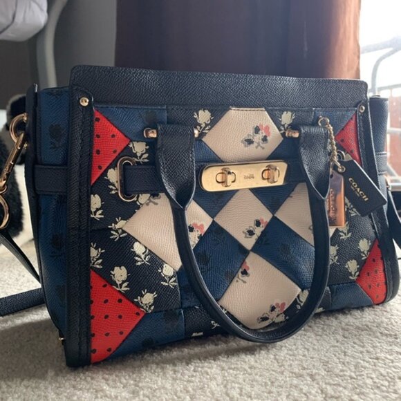 Coach 27 Swagger in Patchwork Floral | Americana Spring 2015 Collection - Picture 1 of 9